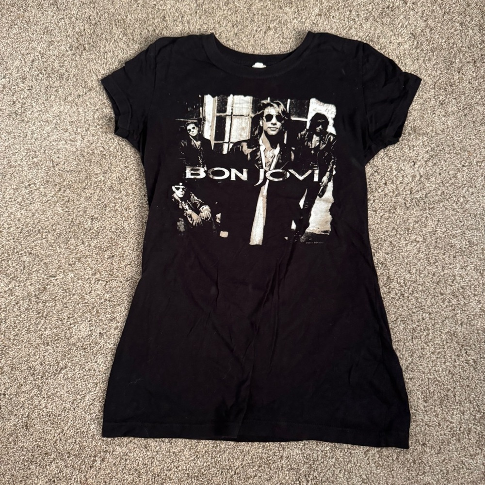 Vintage Bon Jovi Band Tee Keep The Faith